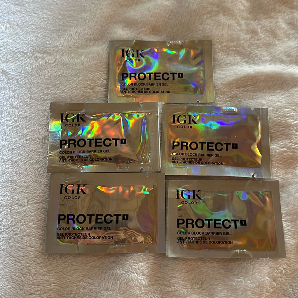 IGK Protect Color Block Barrier Gel Packets